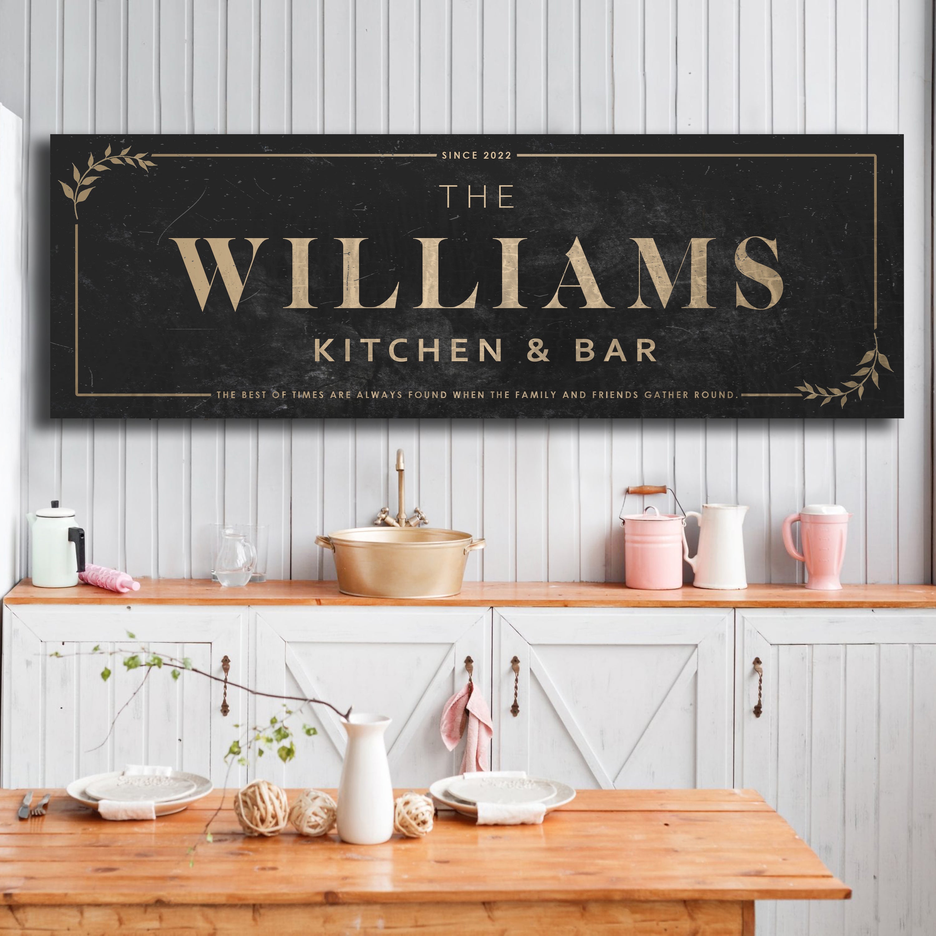 Kitchen & Bar Sign