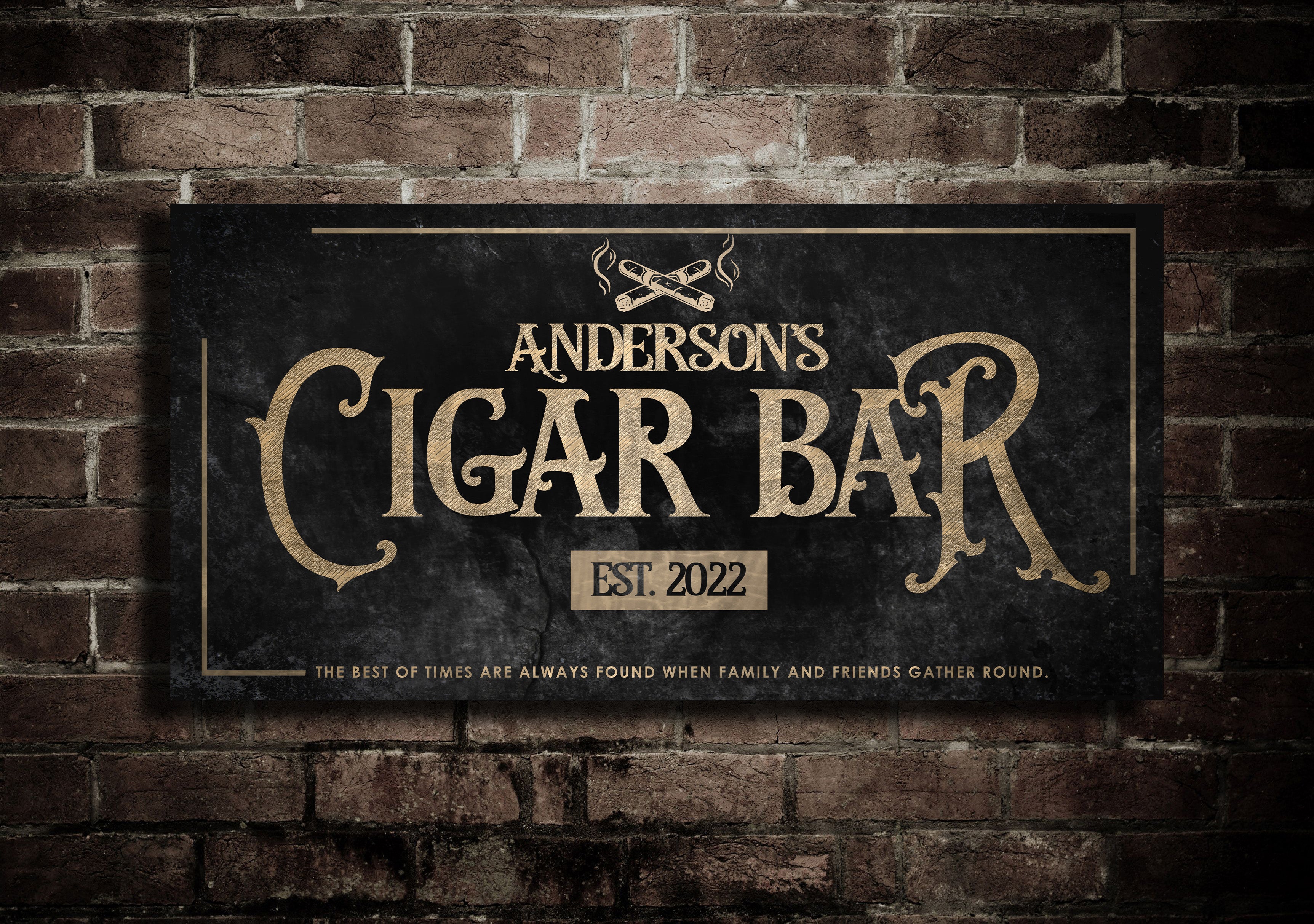 Cigar Bar & Lounge Sign