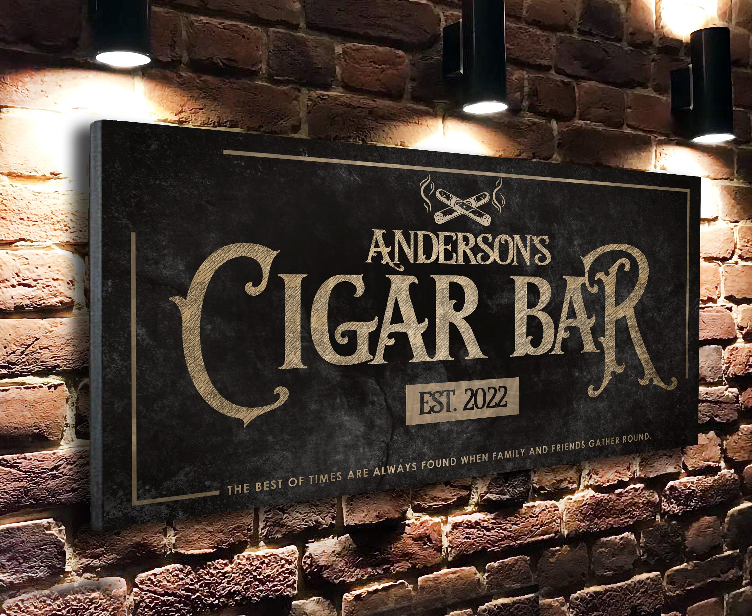 Cigar Bar & Lounge Sign