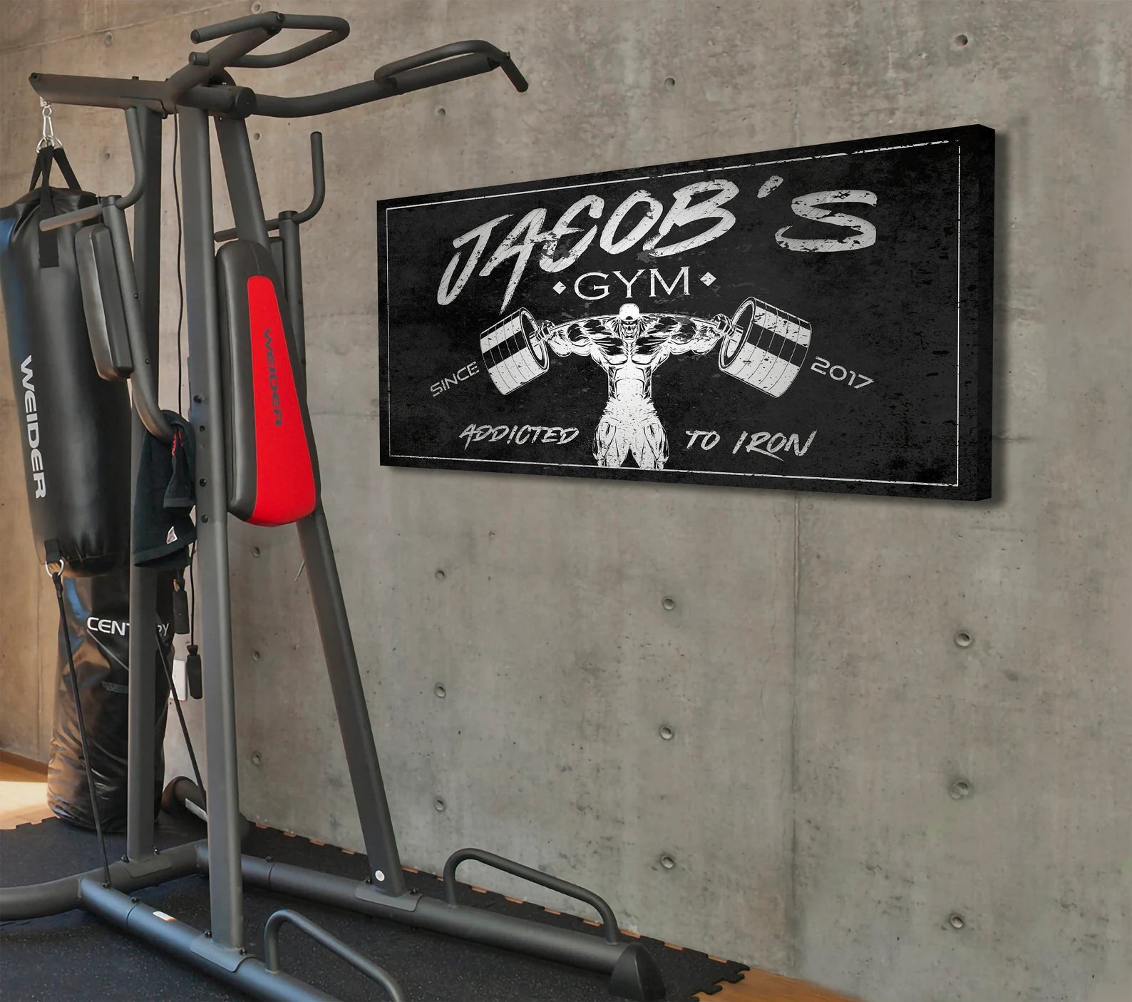 Home Gym Sign
