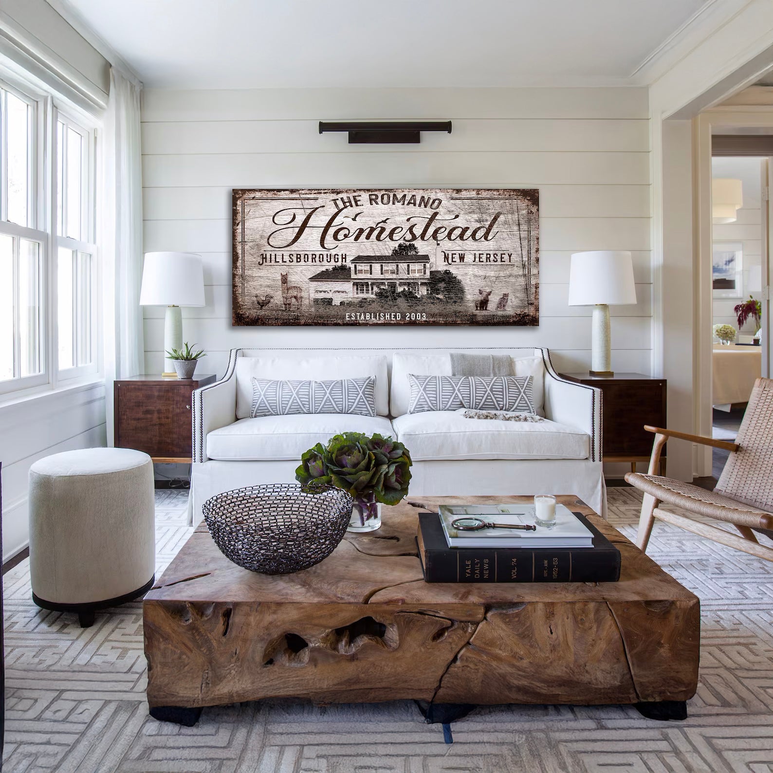 Custom Farmhouse Sign From Photo