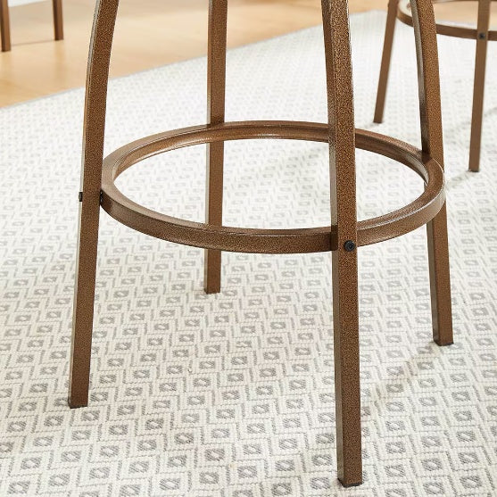 Country Style Brown Bar Stools