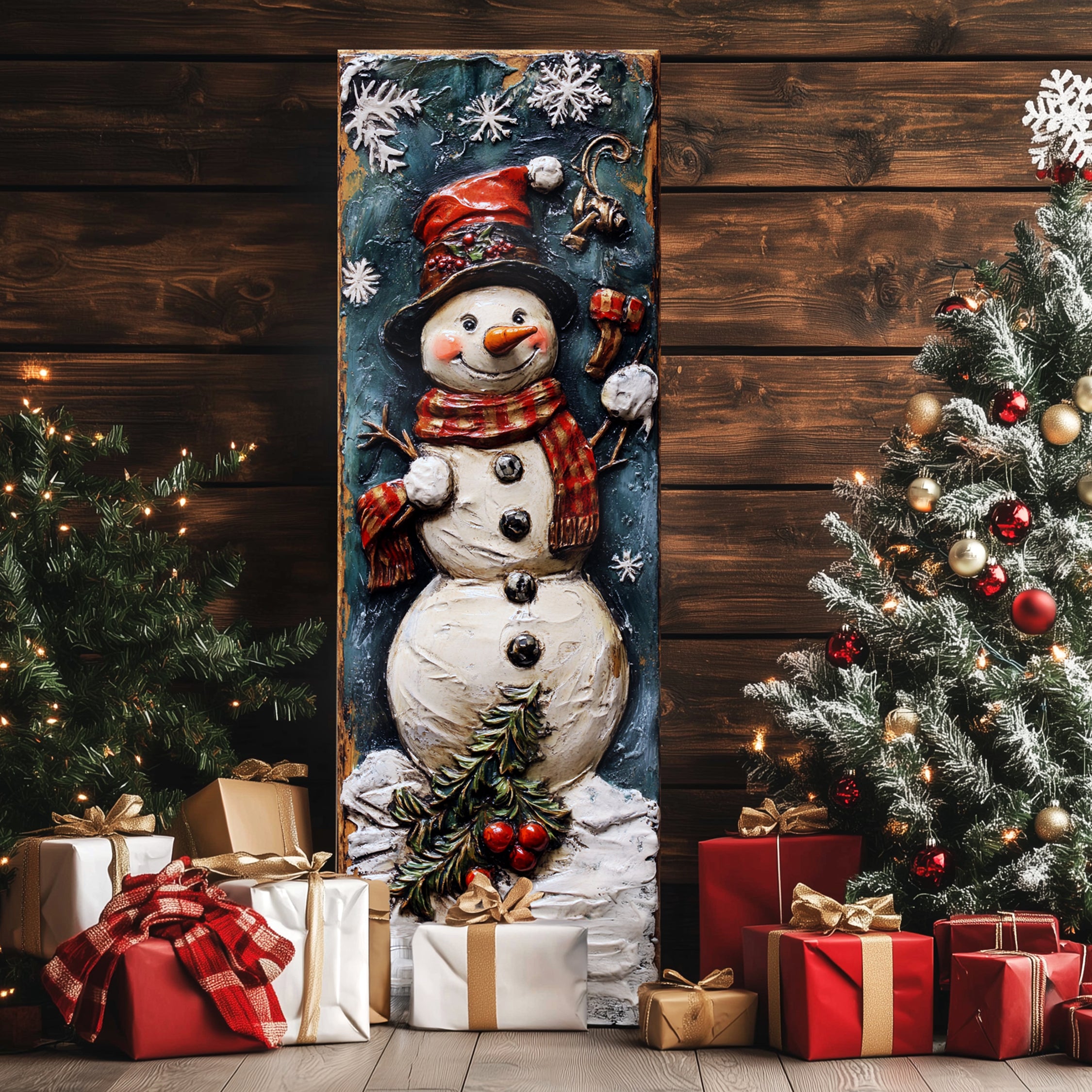 Snowman Wall Art