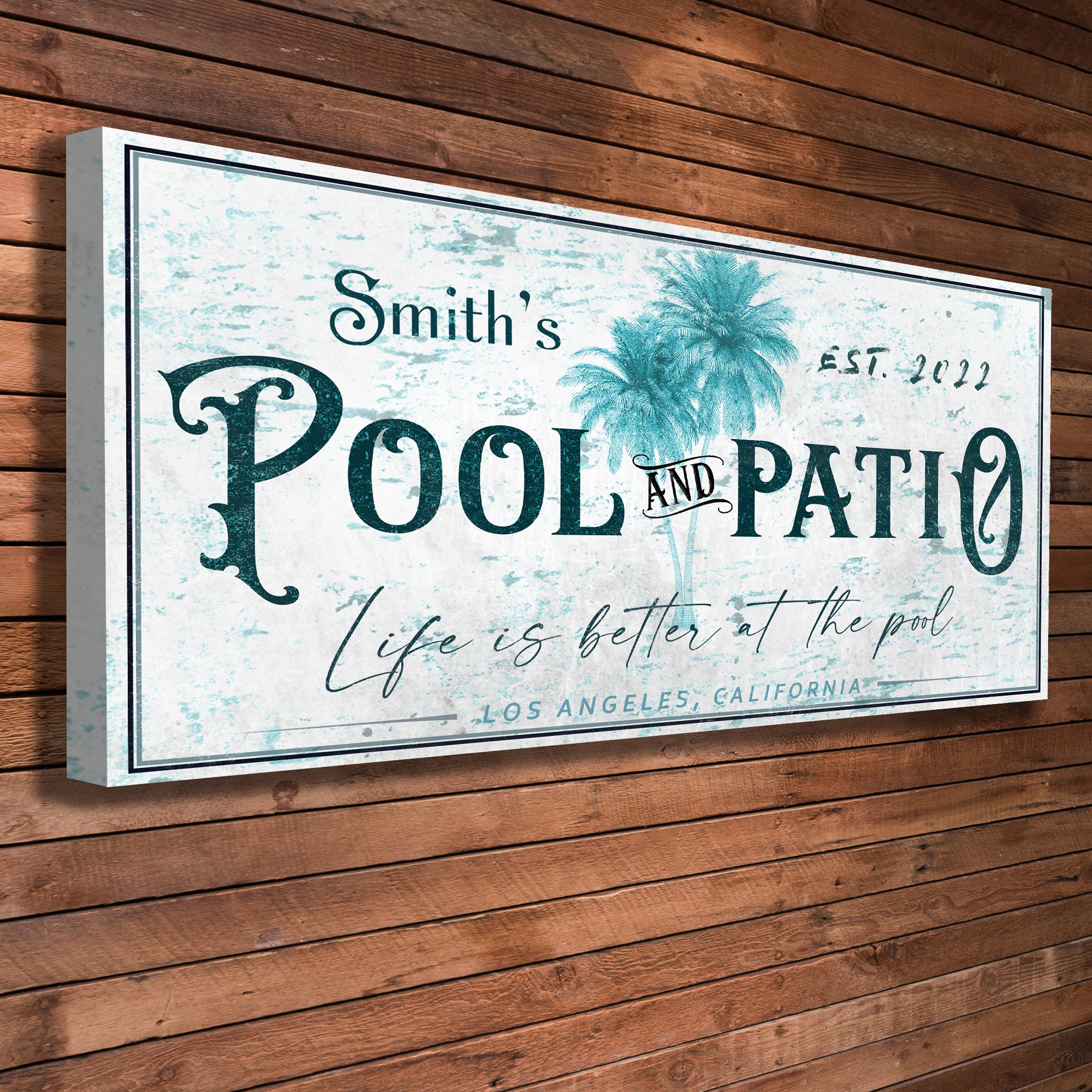 Pool & Patio Sign