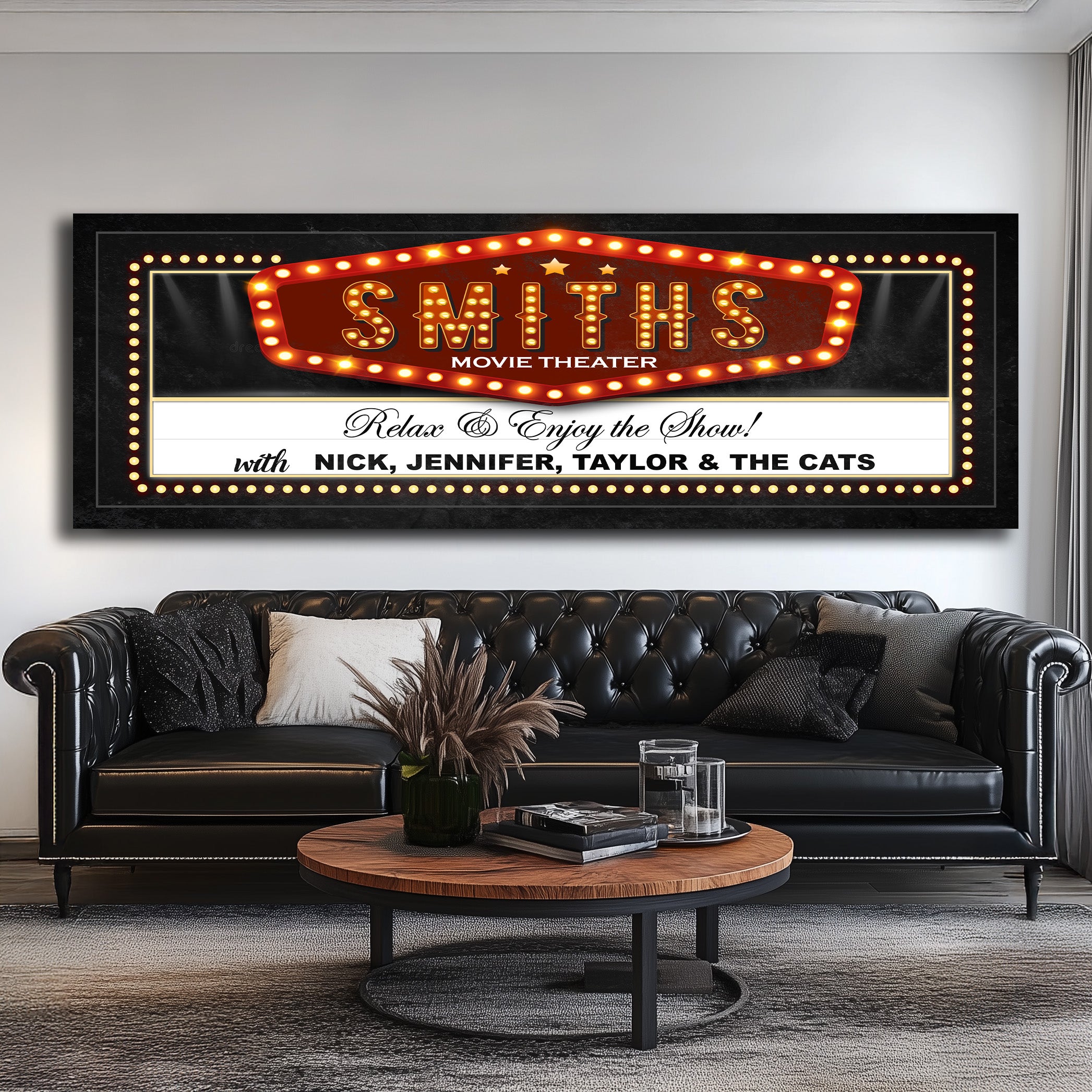 Custom Movie Theater Sign