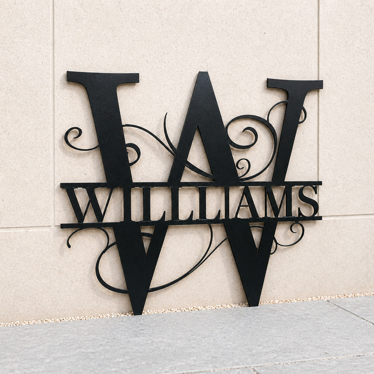 Custom Monogram Metal