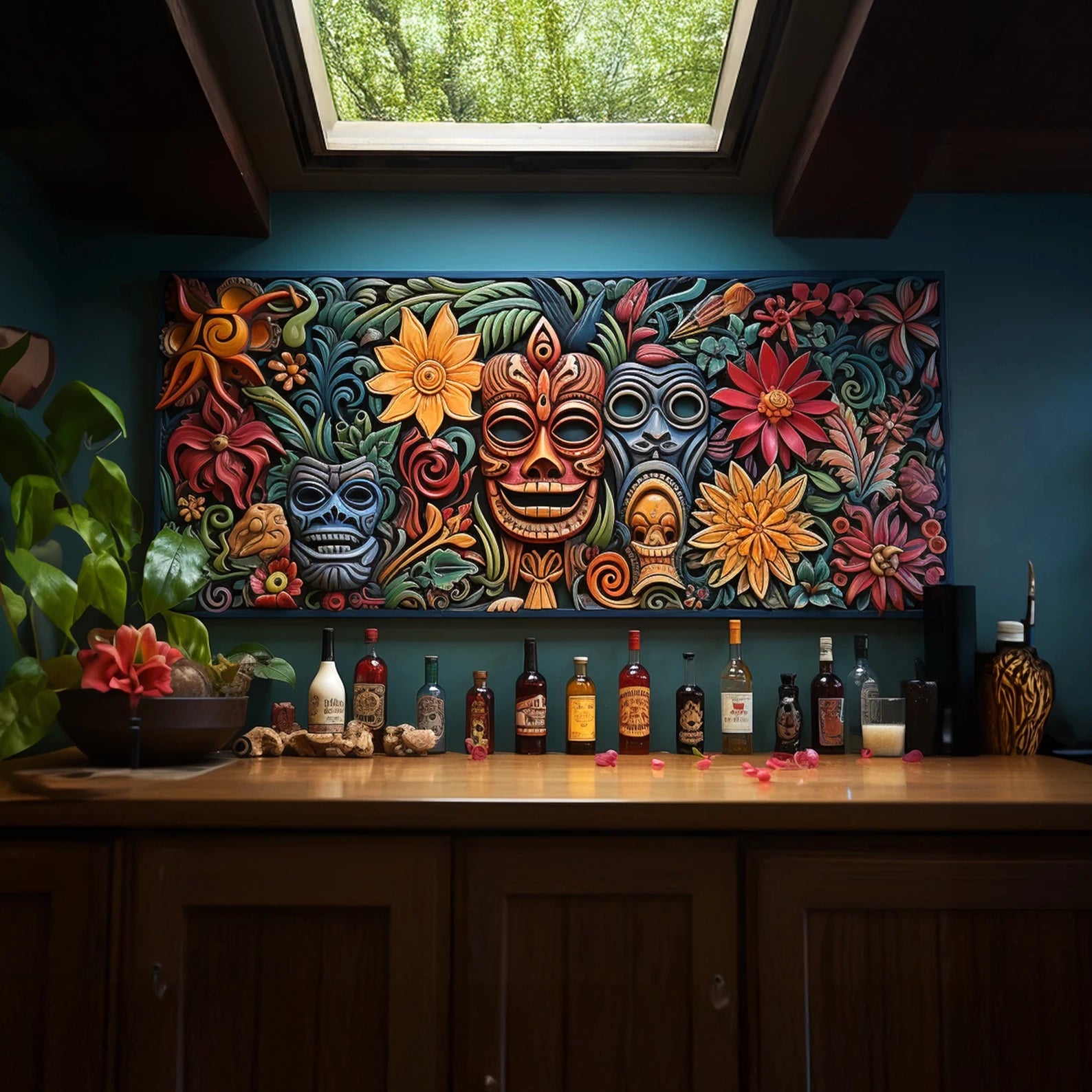Tiki Bar Wall Art
