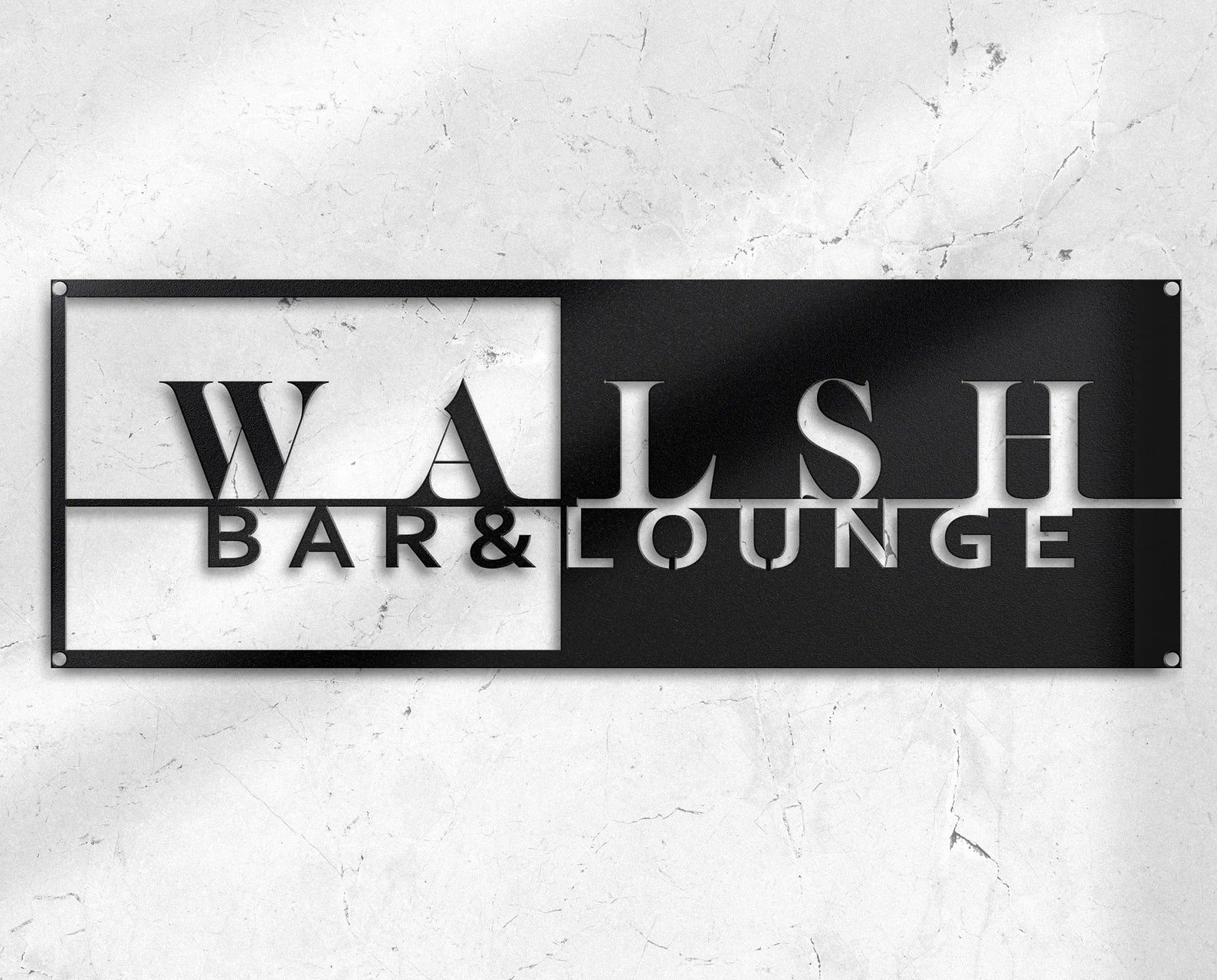 Metal Bar Sign