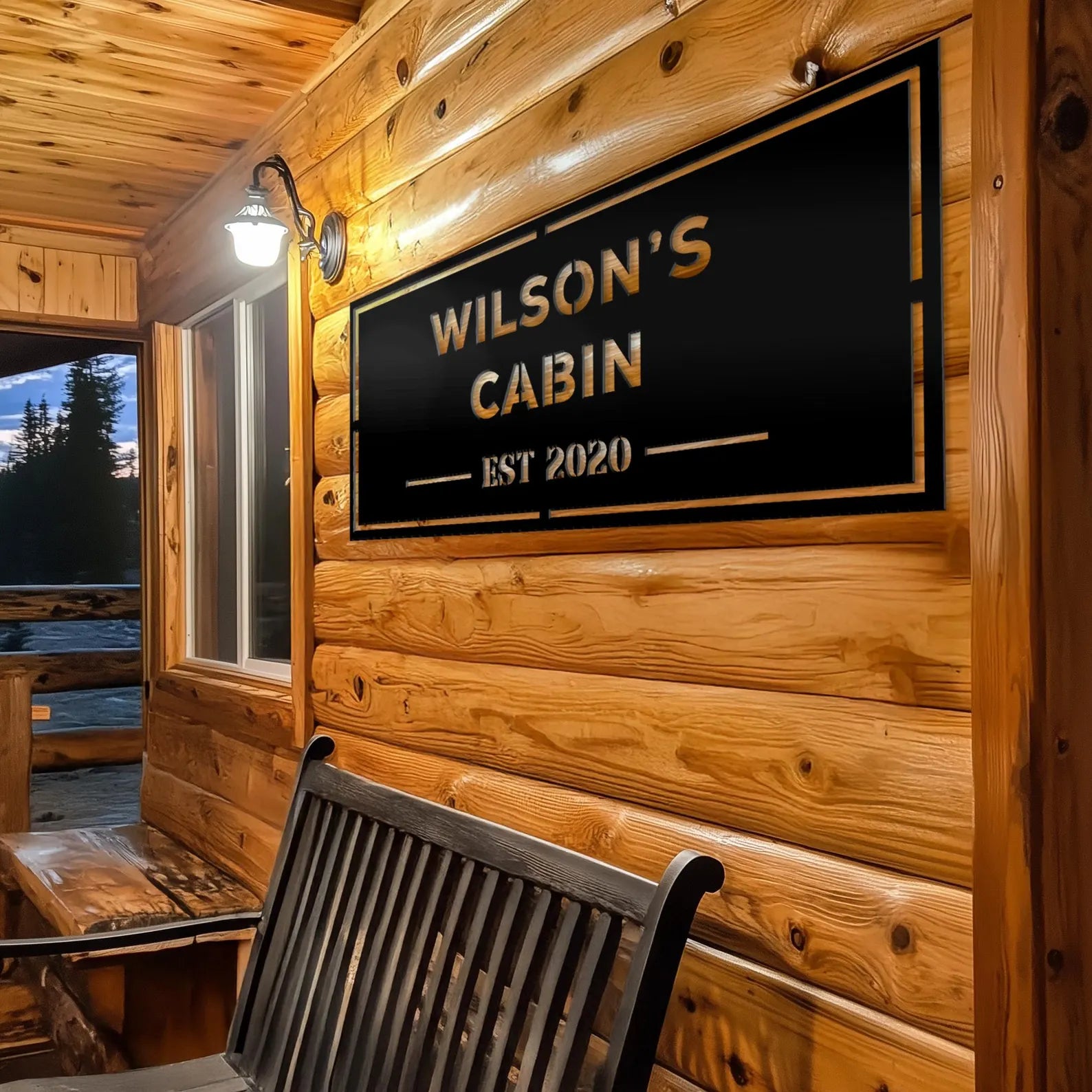 Custom Rectangle Metal Sign