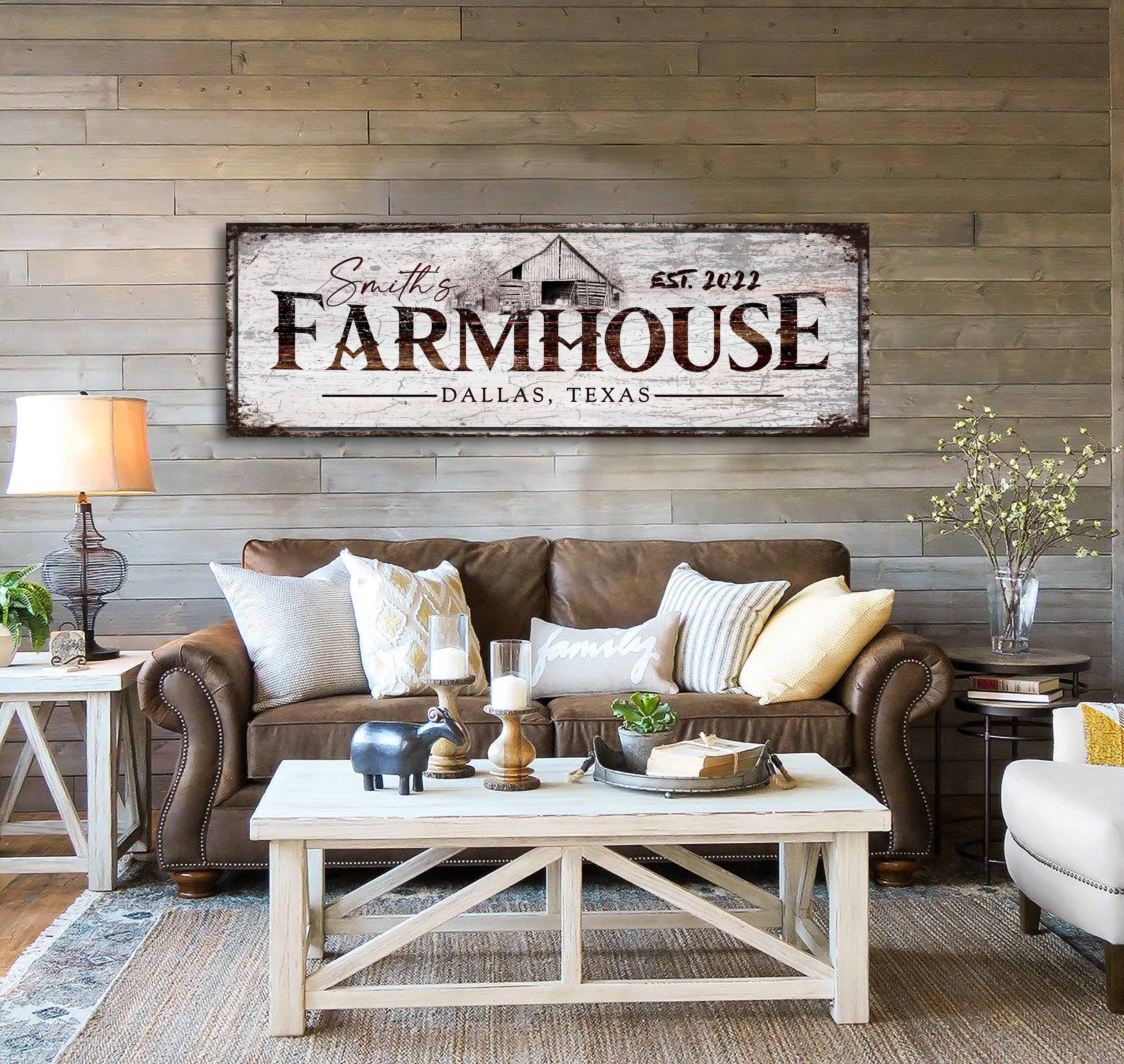 Rustic Farmhouse Sign