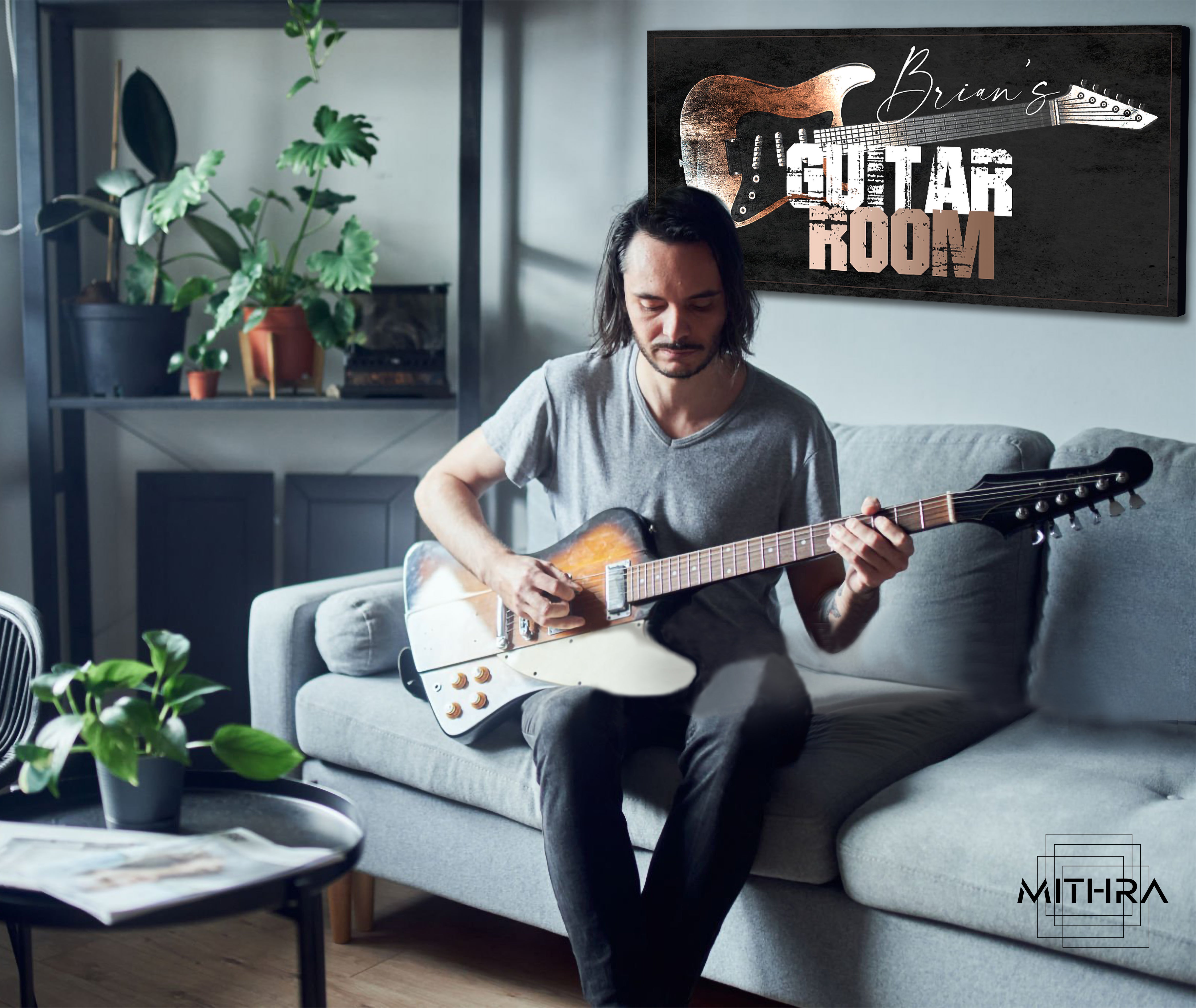 Guitar Room Sign