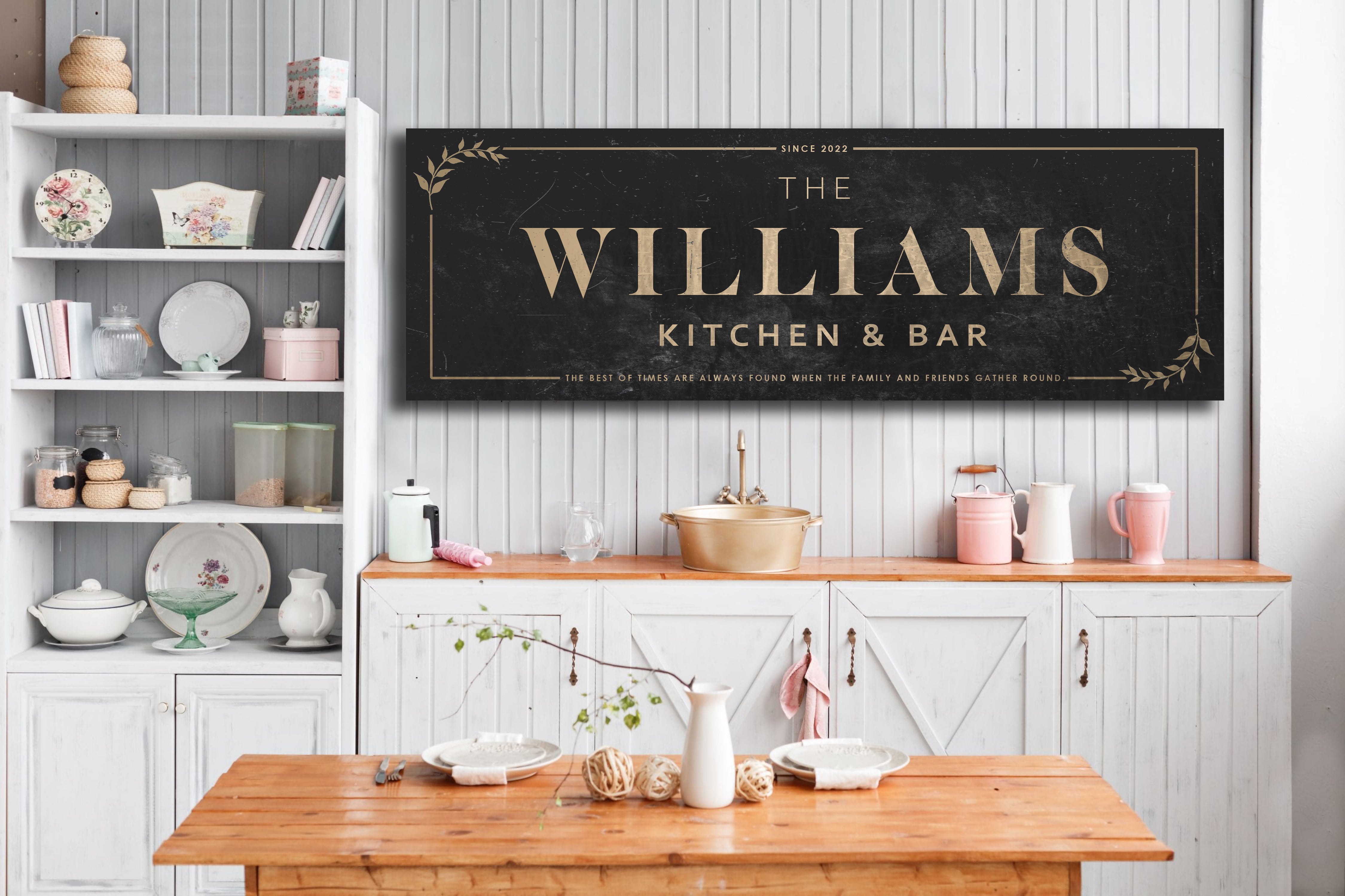 Kitchen & Bar Sign