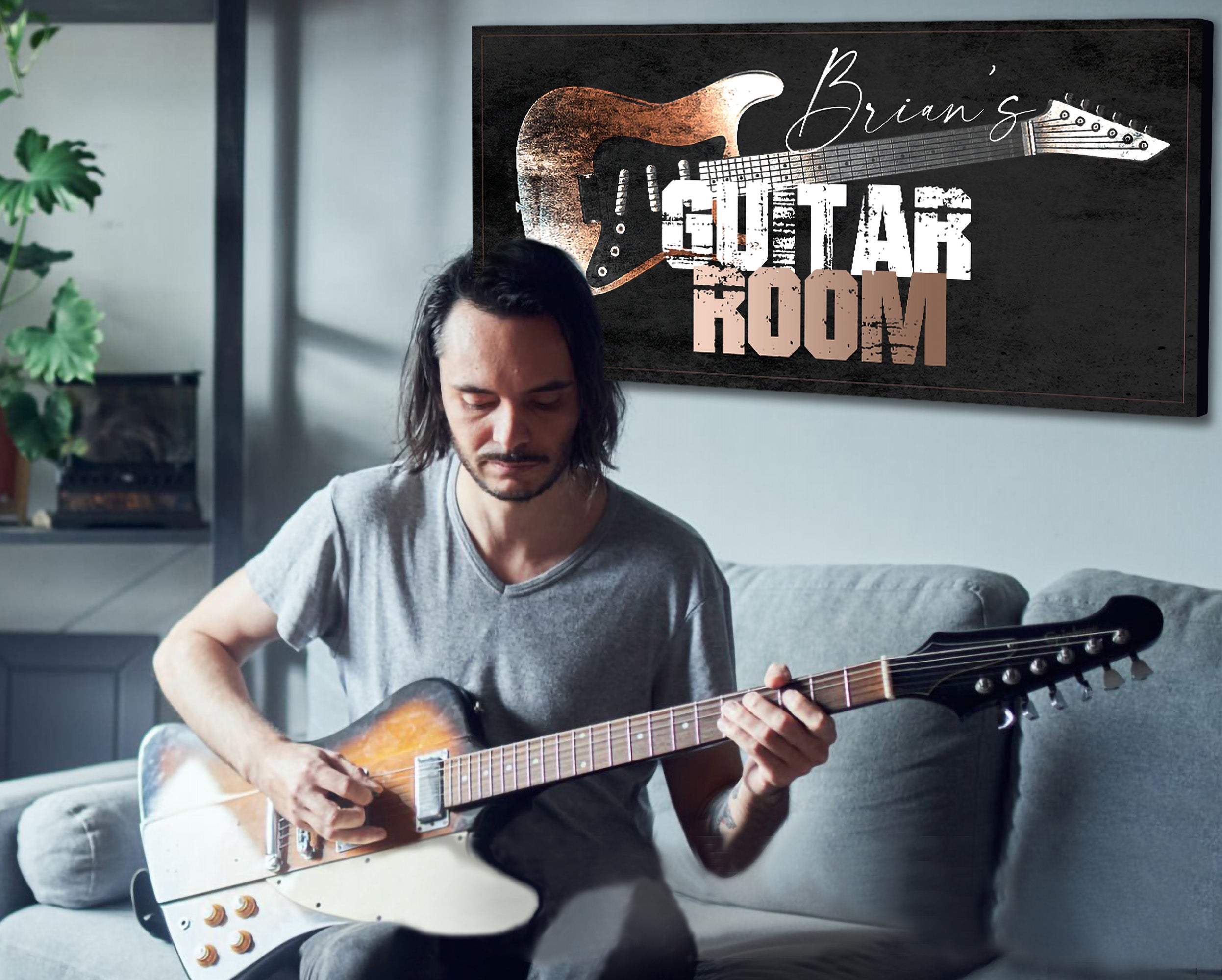 Guitar Room Sign