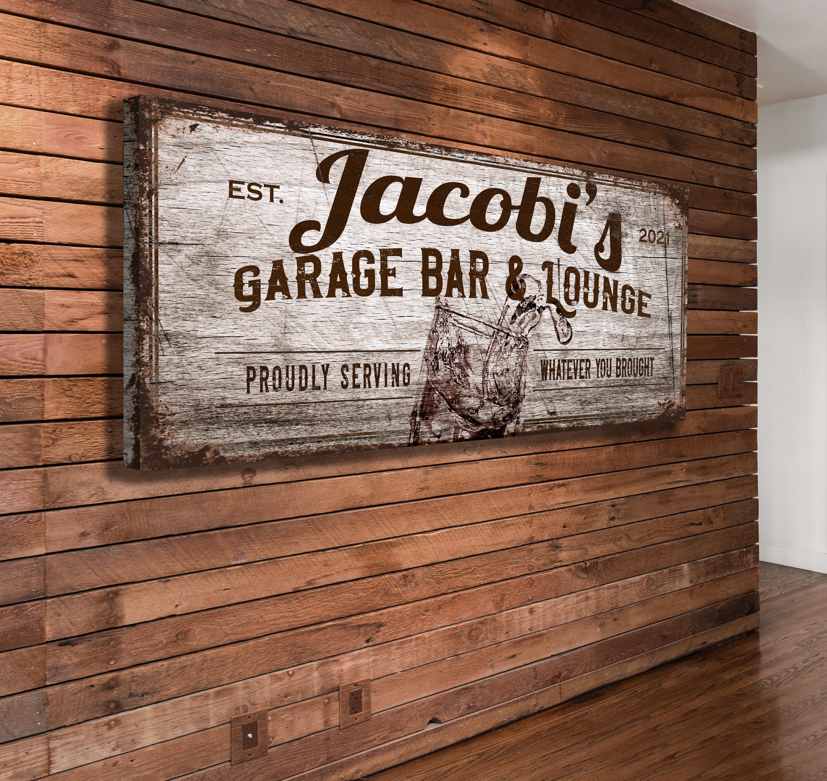Garage Bar & Lounge Sign