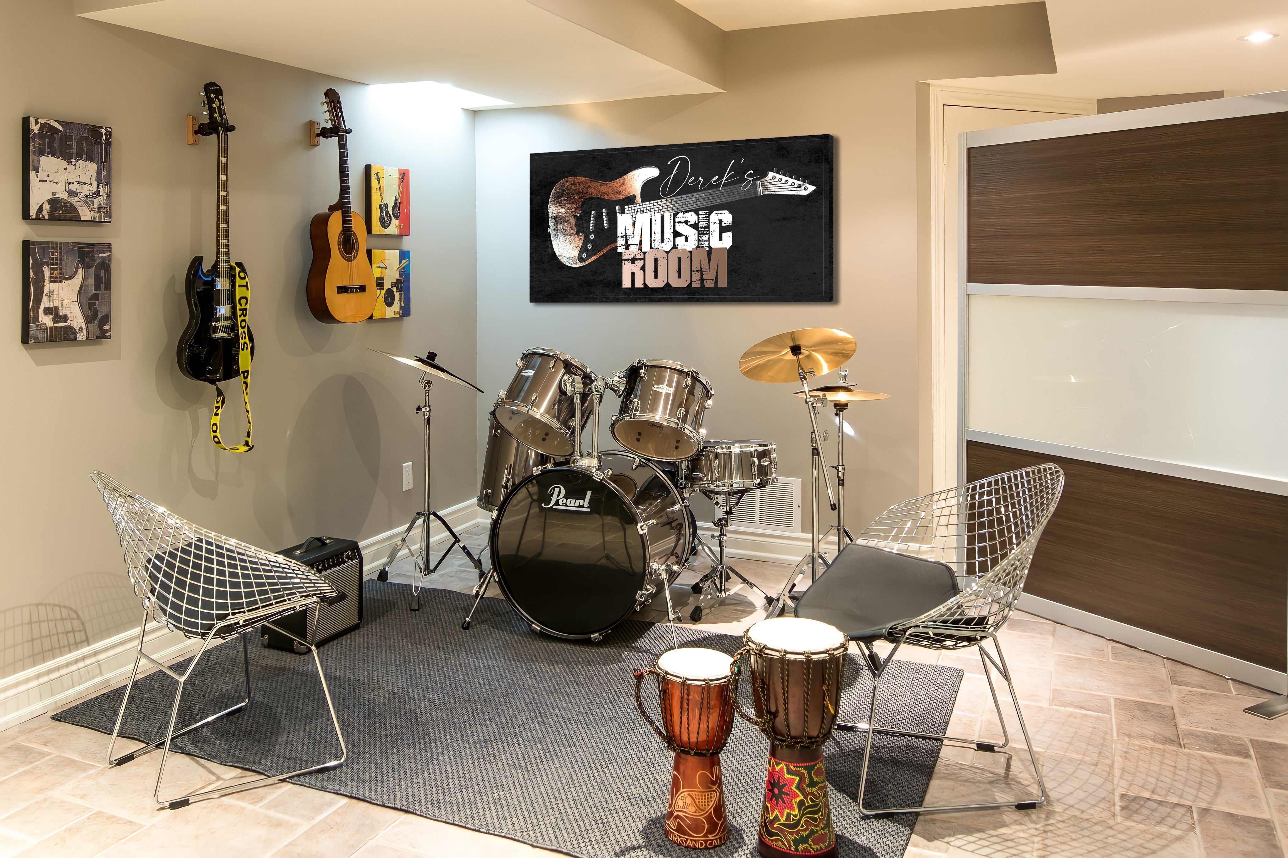 Guitar Room Sign