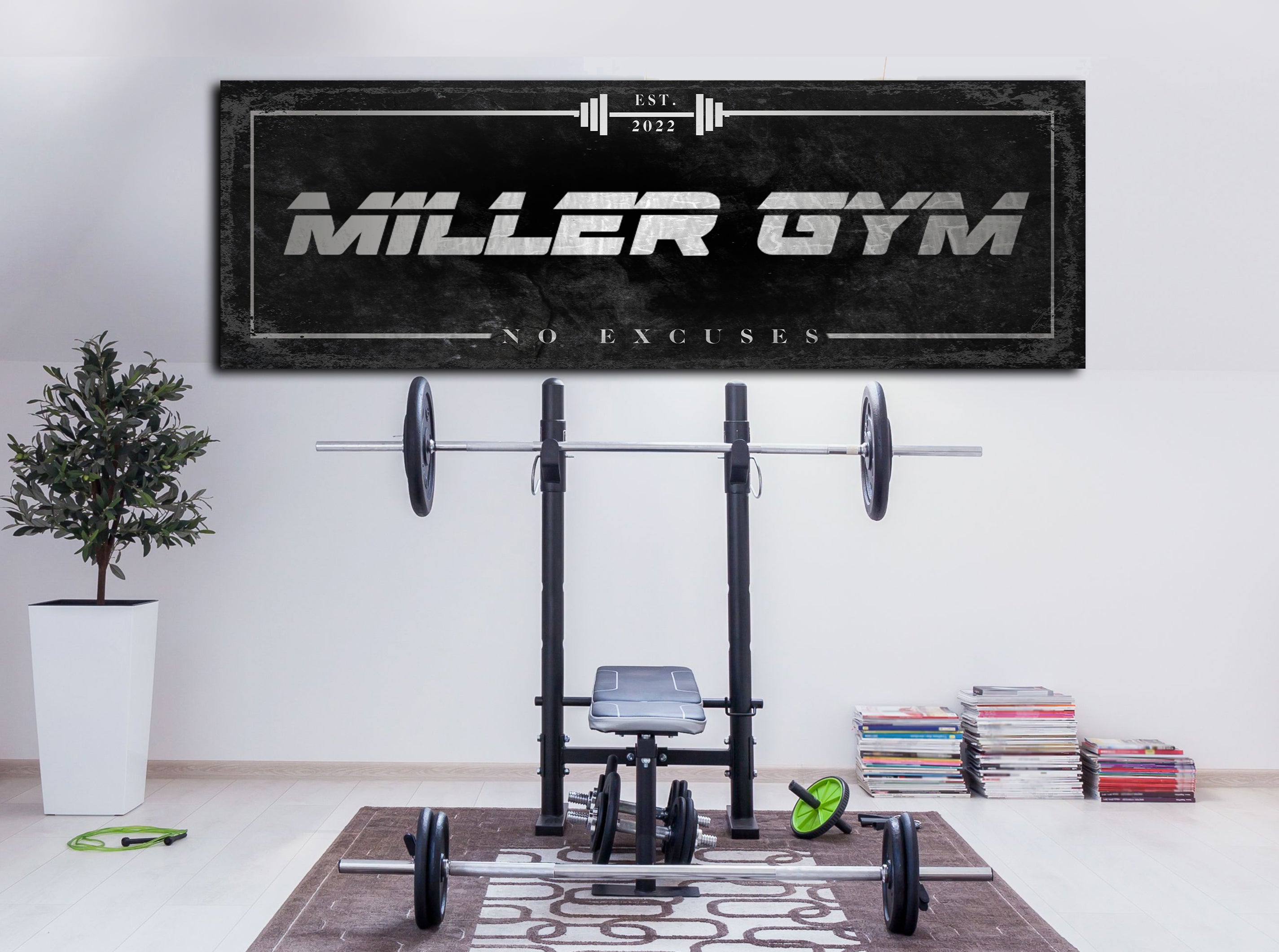 Home Gym Sign