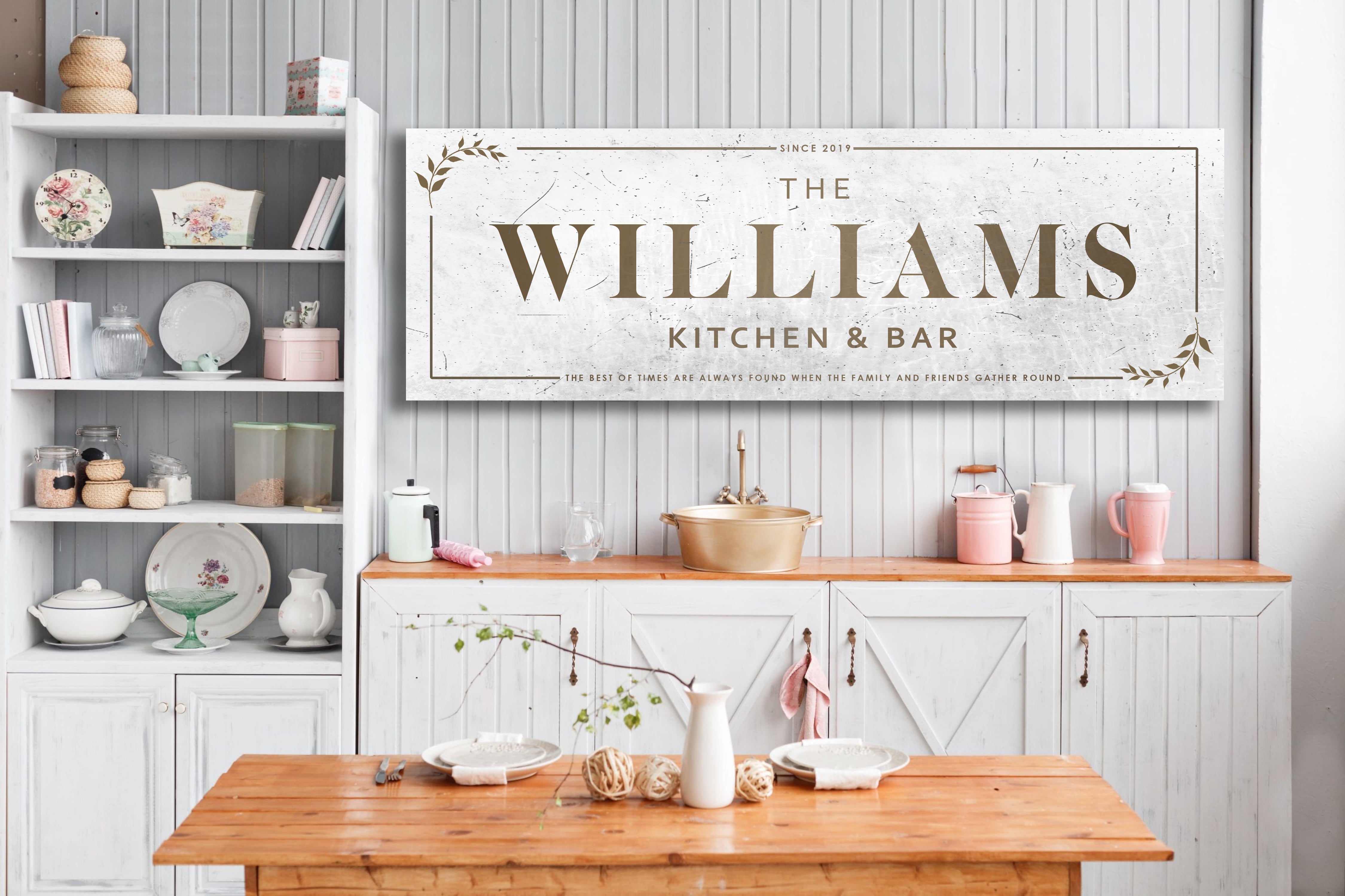 Kitchen & Bar Sign
