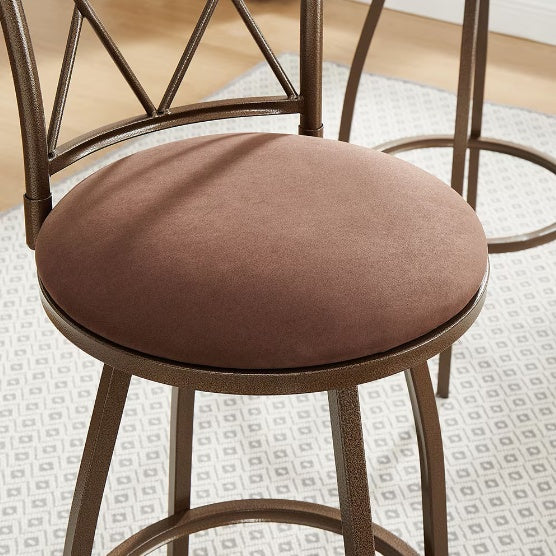 Country Style Brown Bar Stools