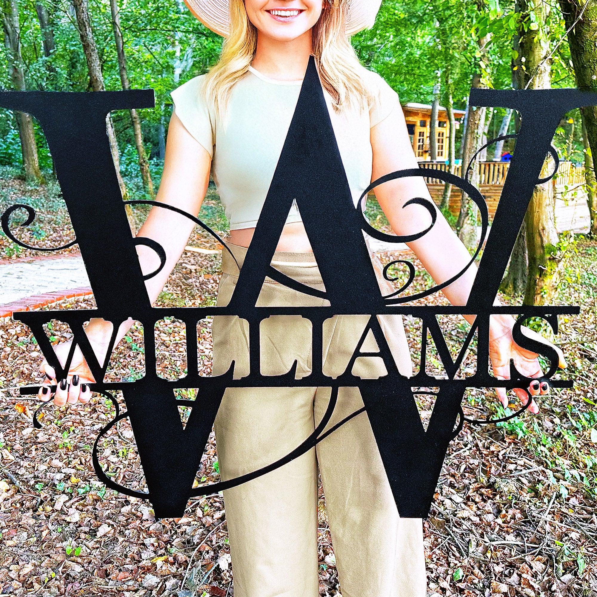 Custom Monogram Metal