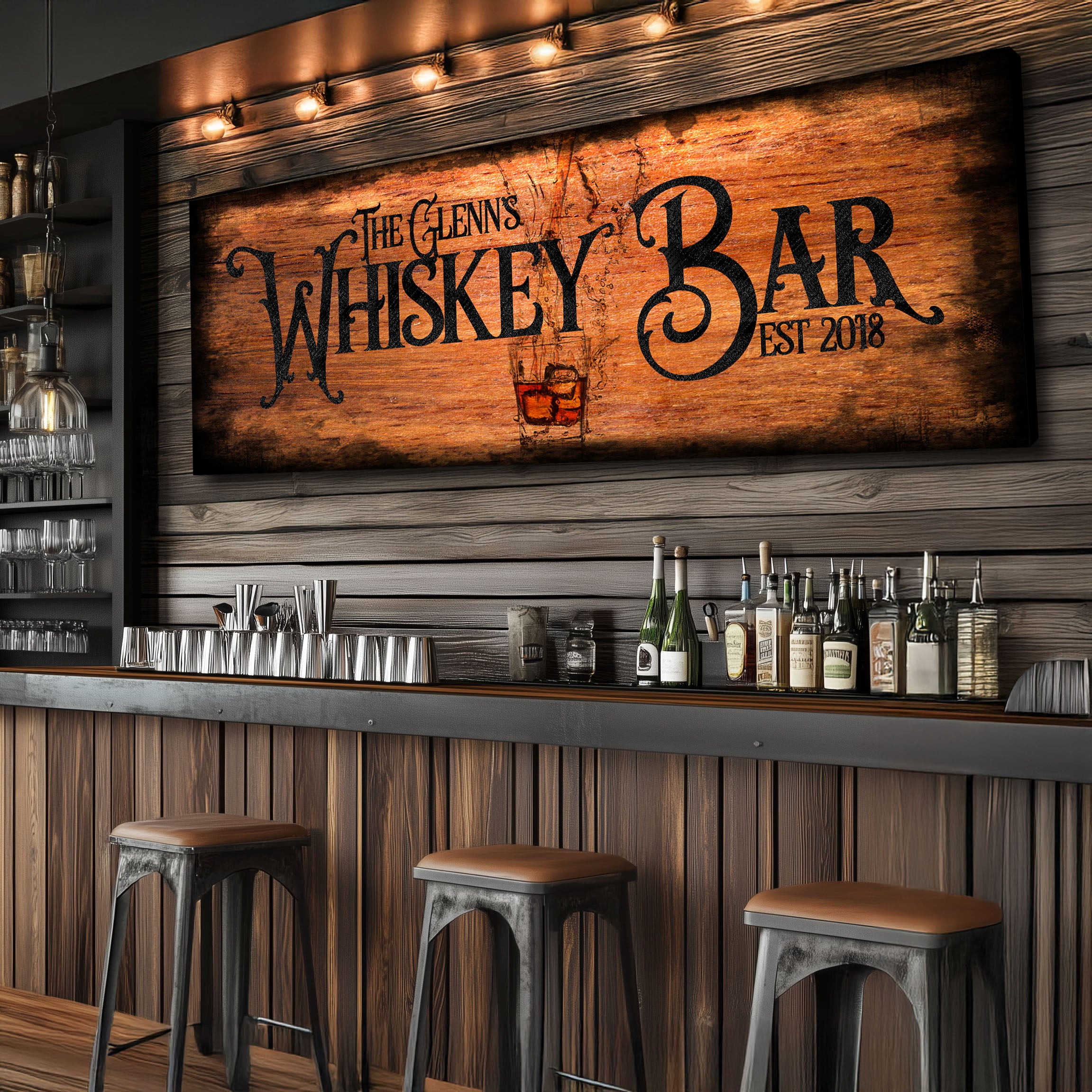 Whiskey Bar Sign