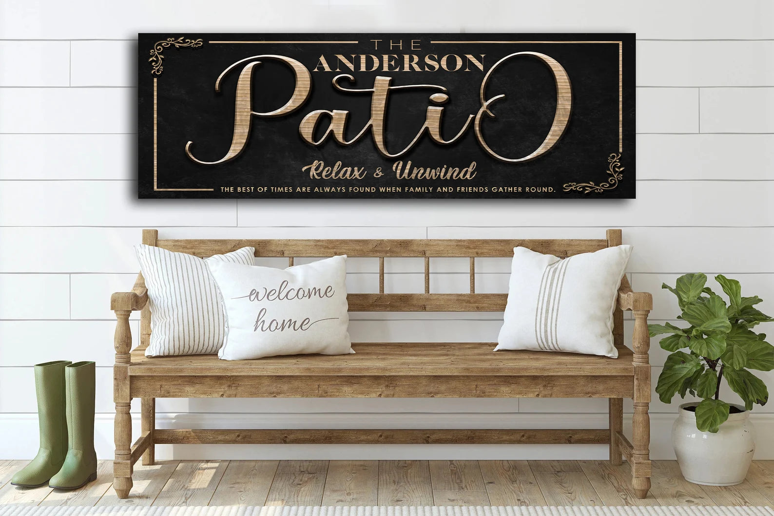 Patio Sign