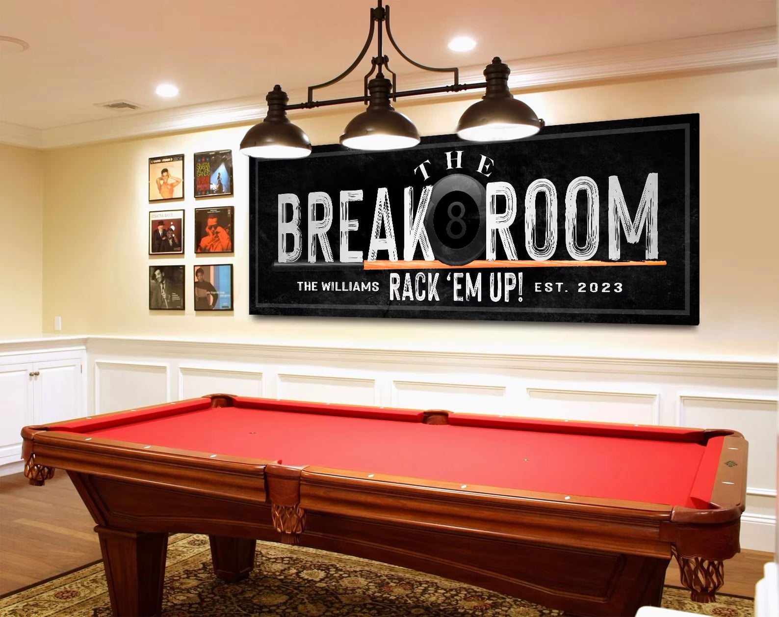 Break Room Sign
