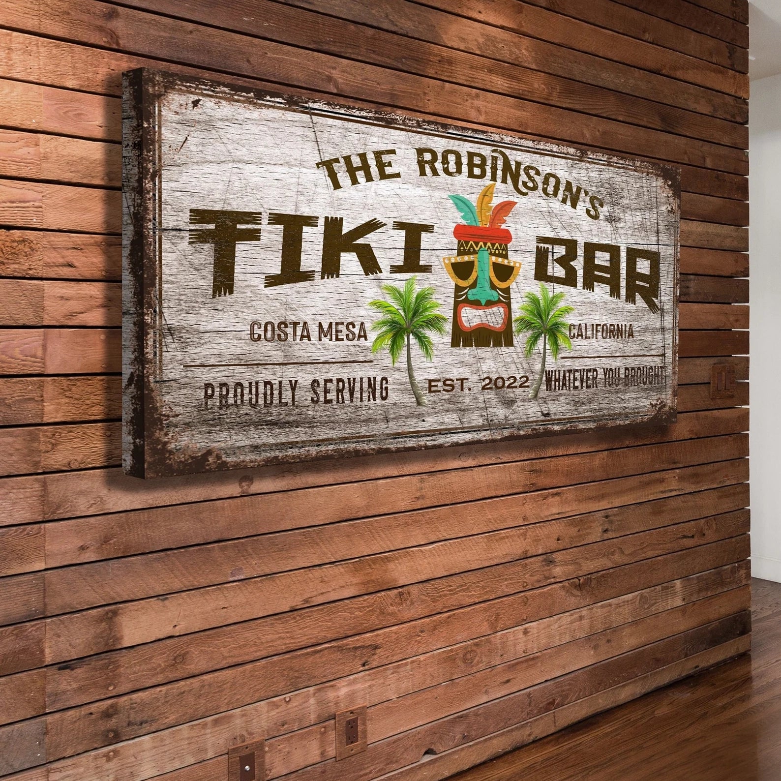 Custom Tiki Bar Wall Art