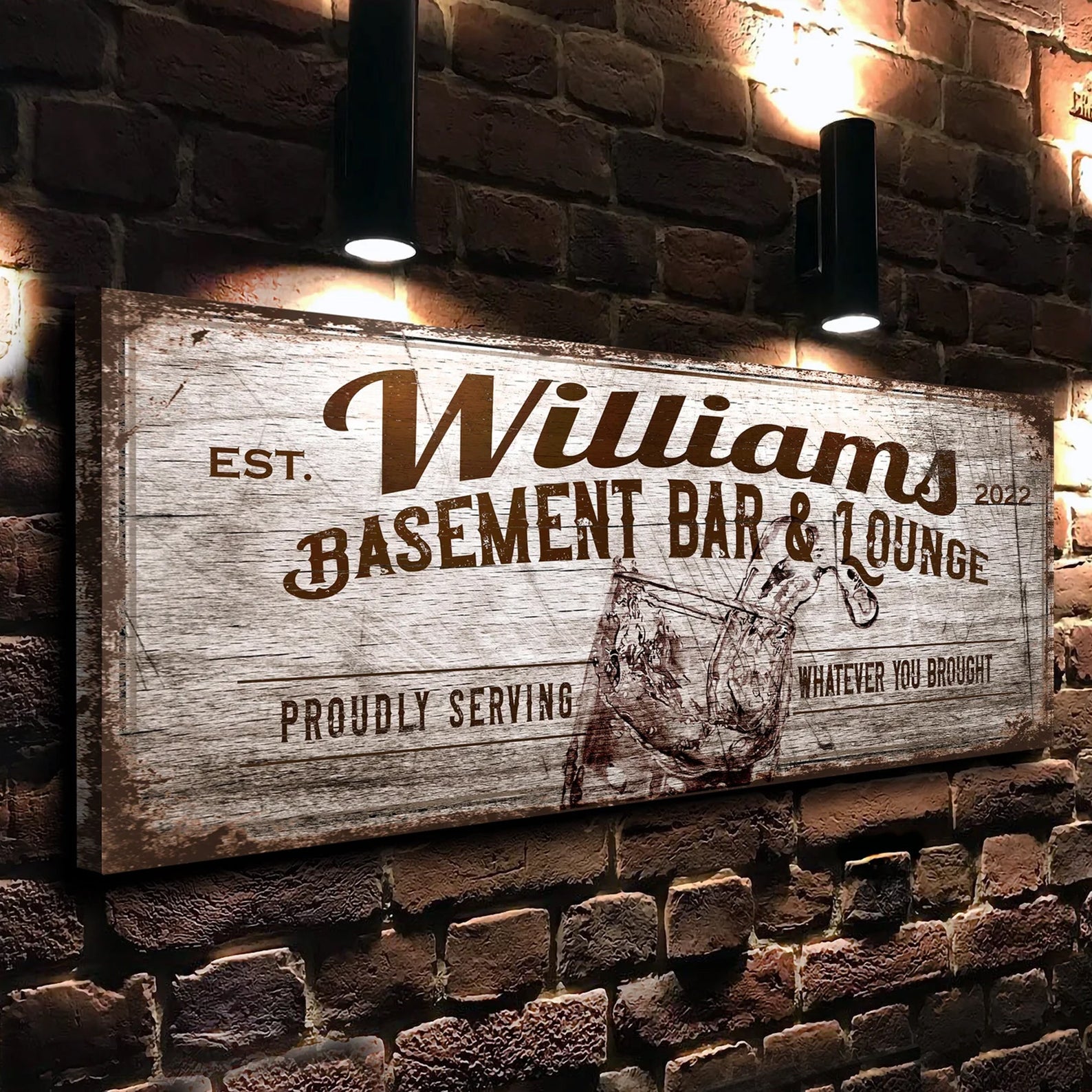 Basement Bar Sign