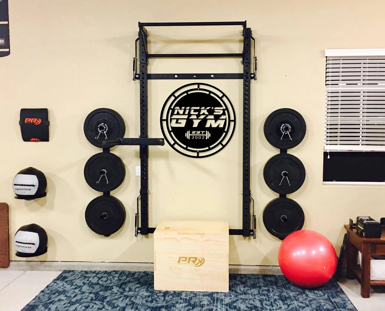 Metal Gym Sign