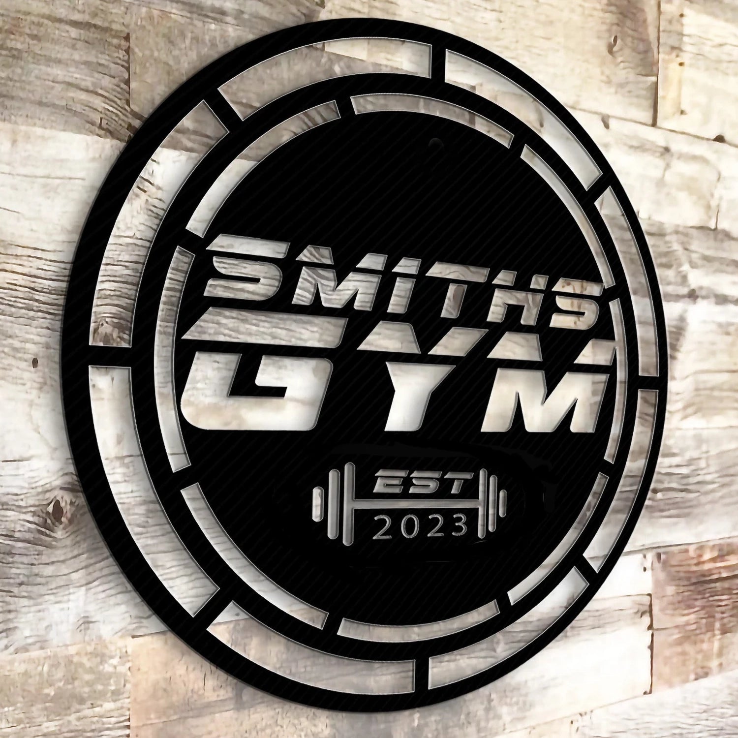 Metal Gym Sign