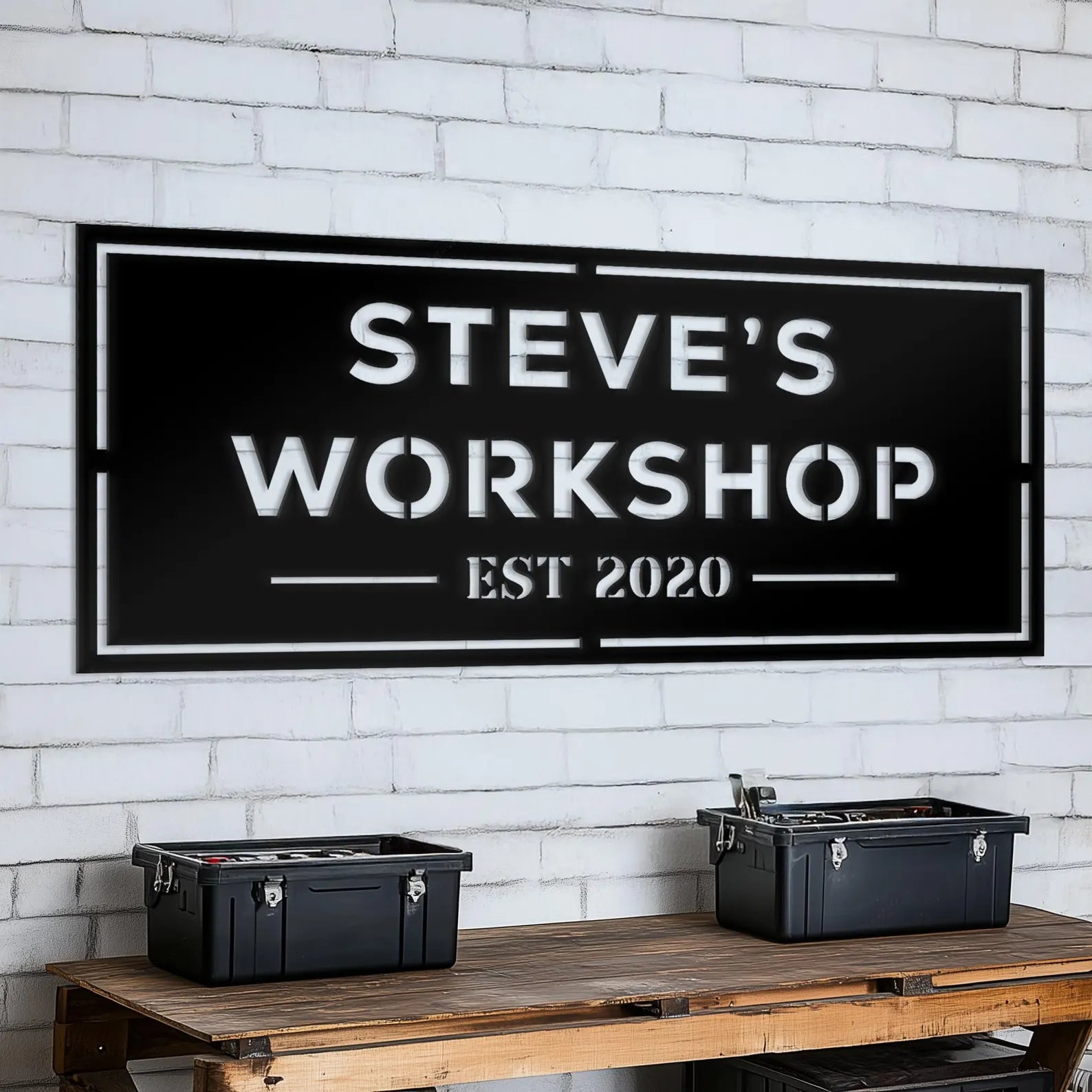 Custom Rectangle Metal Sign