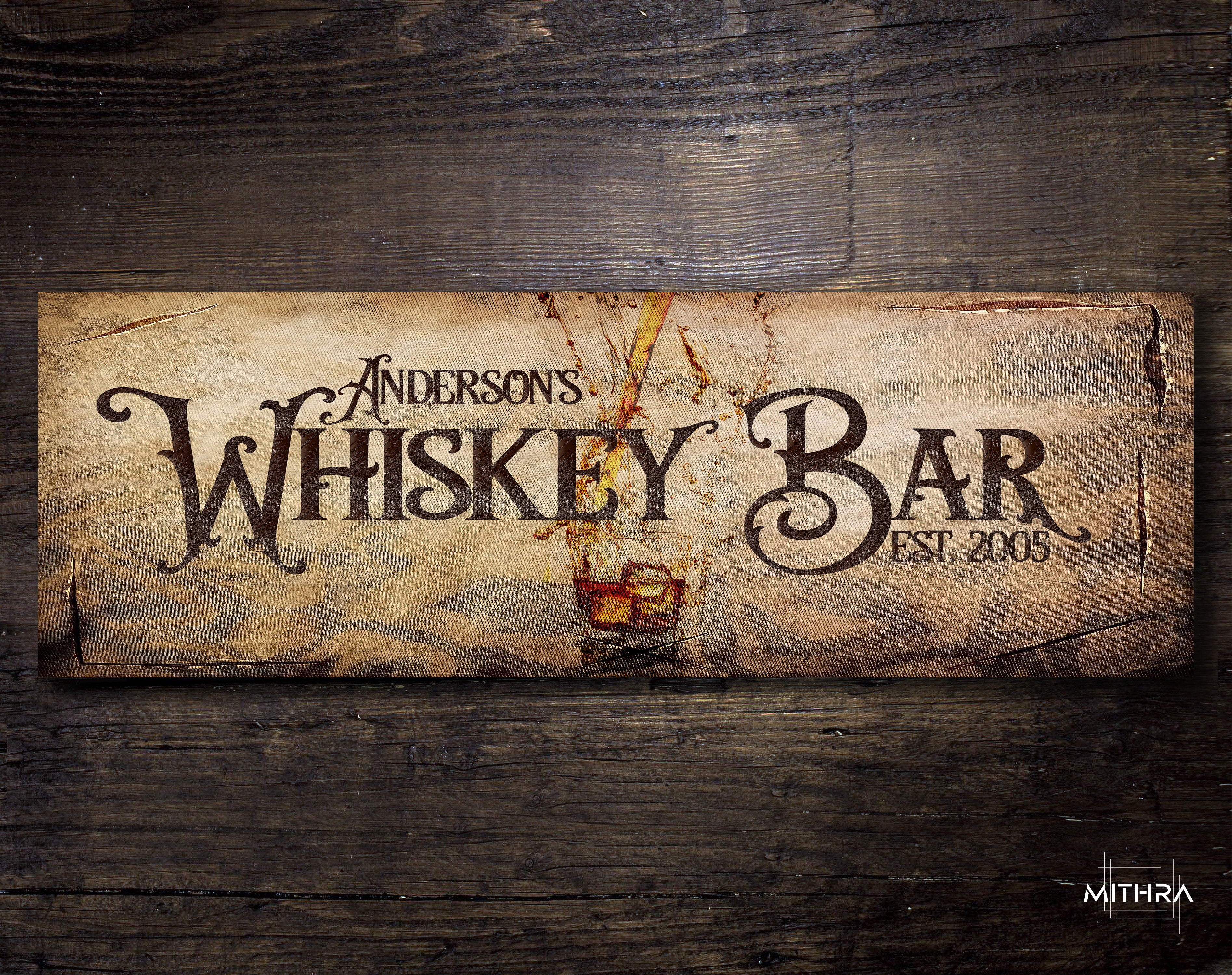 Whiskey Bar Sign