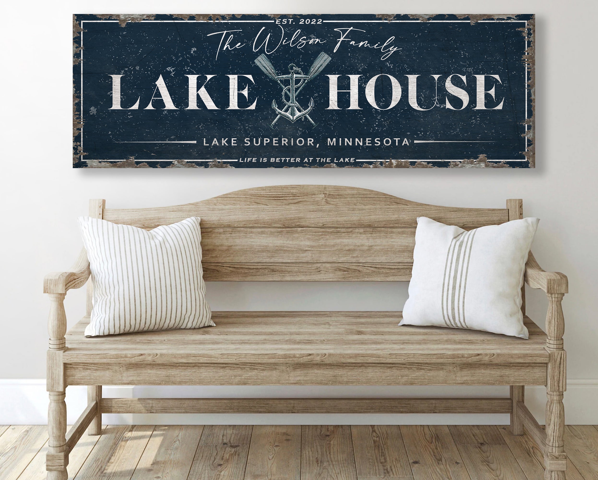 Lake House Sign