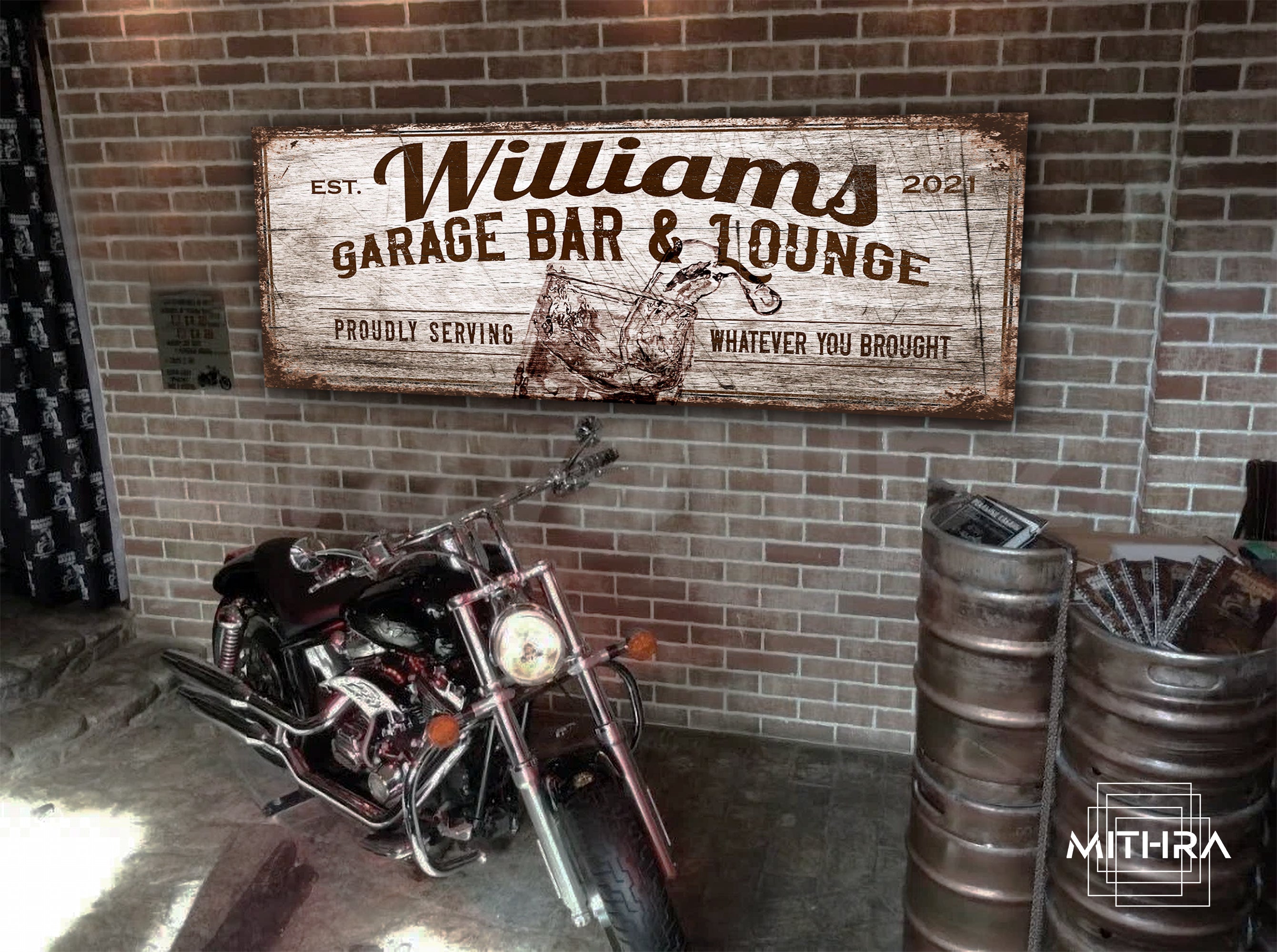 Garage Bar & Lounge Sign