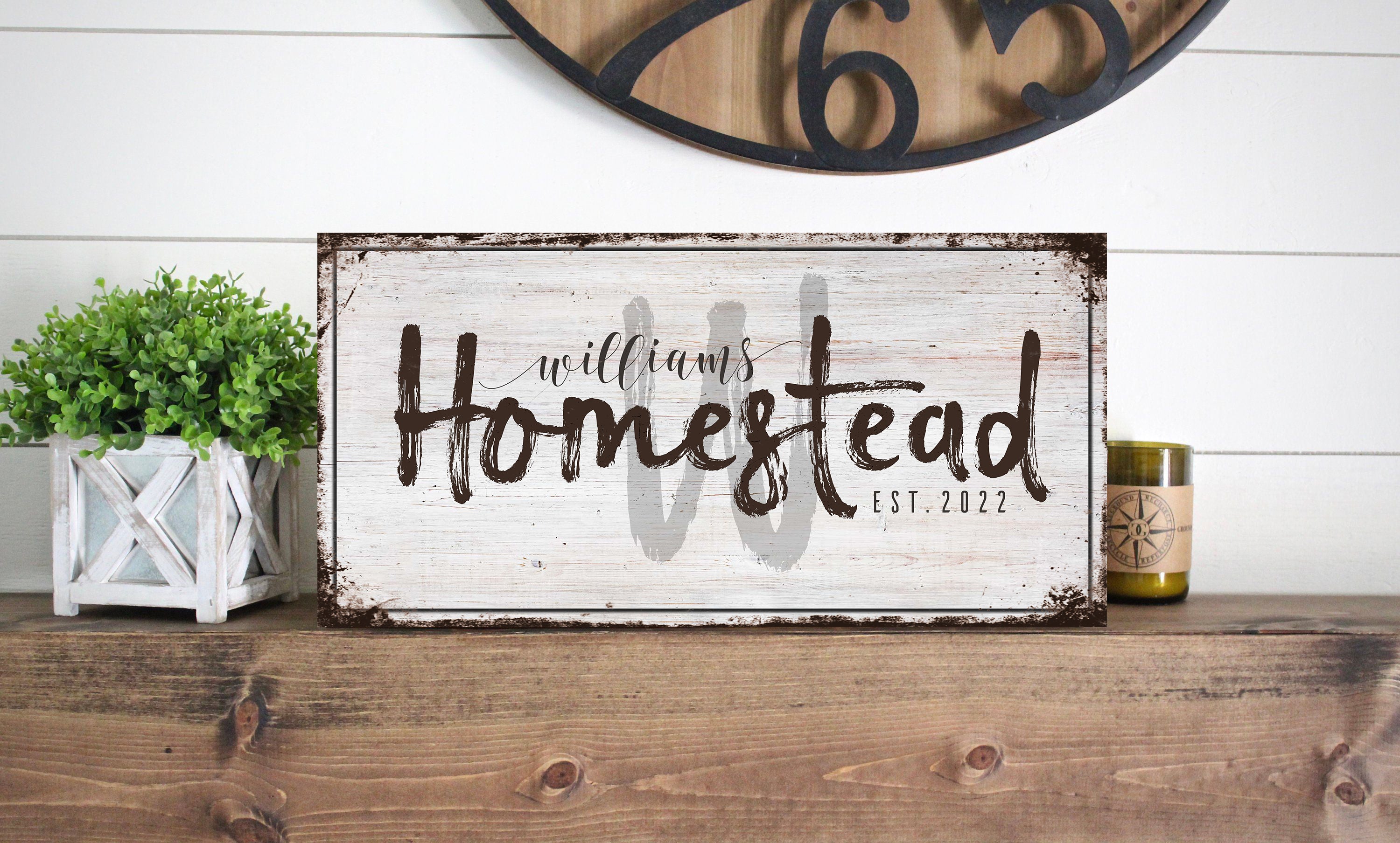 Homestead Sign